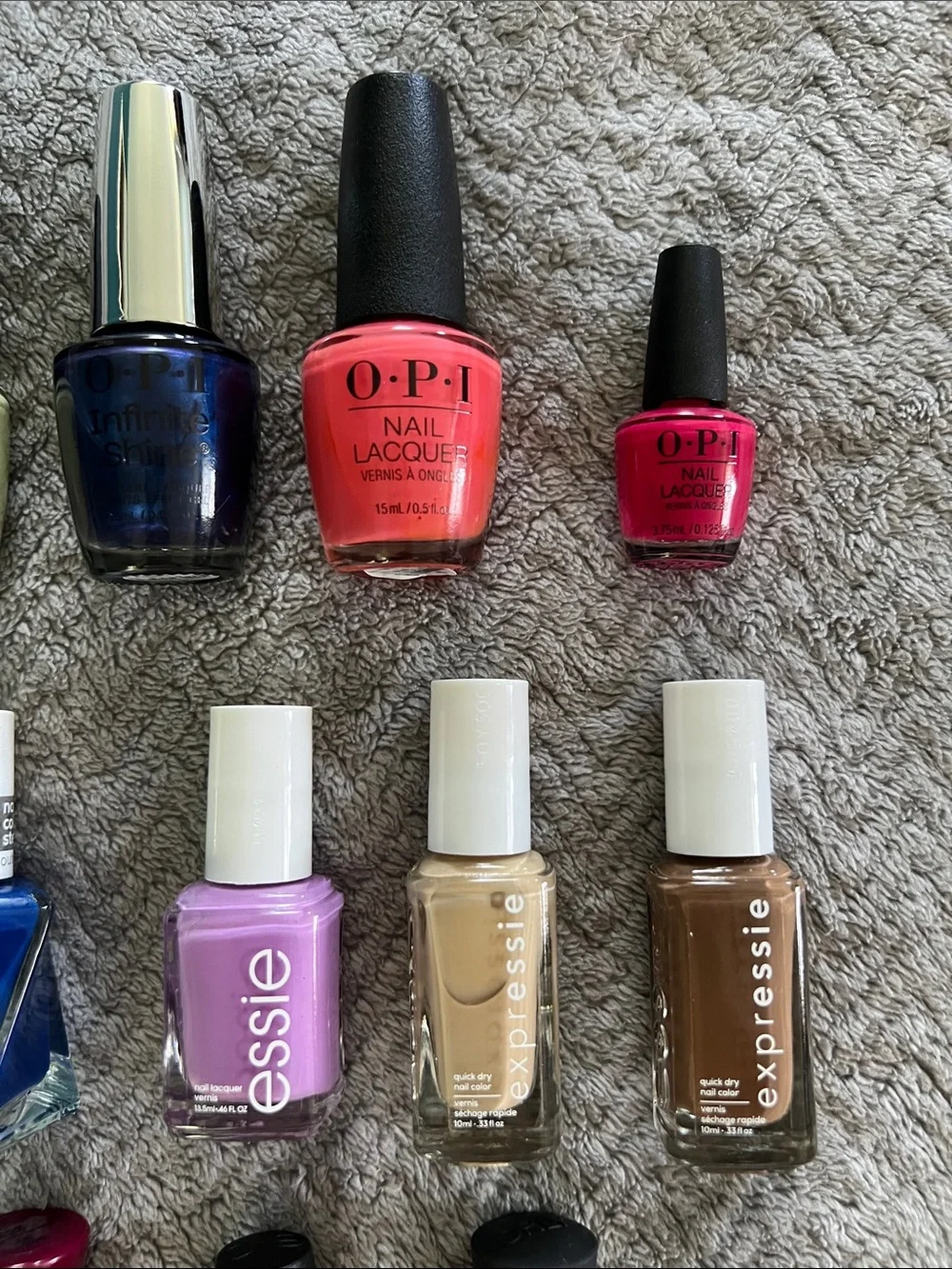 Lot of Mixed Nail Polish OPI, Essie, Sally Hansen, Orly & More Multi Color